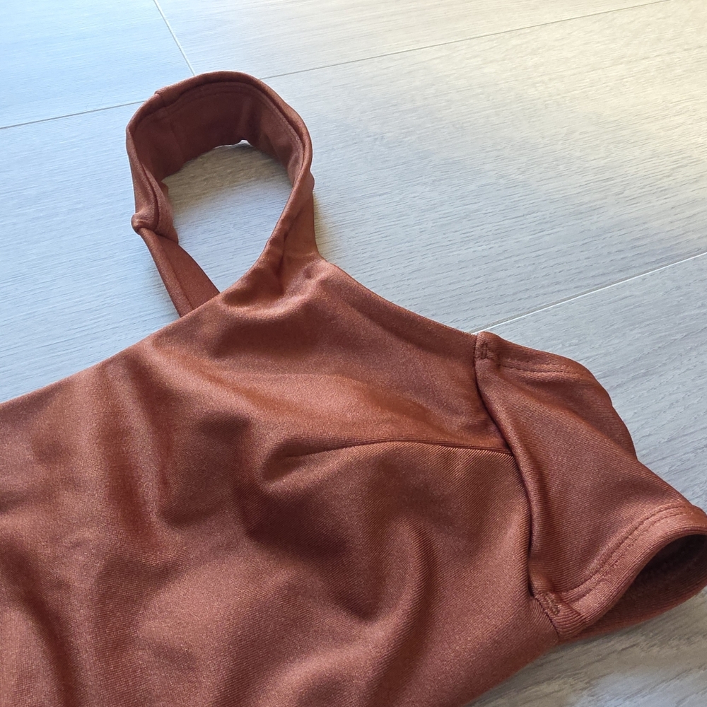 Brown Metallic Bikini - Picture 2 of 4